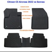 Citroen C5 Aircross 2022 ve Sonrası 4D Premium Havuzlu Paspas thumbnail 1