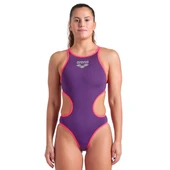 Arena One Biglogo One Piece Kadın Mor Yüzücü Mayosu 001198998 - 1