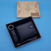 Siyah Touchpen Kalem Anahtarlık Ve Cüzdan - 1