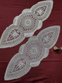 NİVEMESHOME EKRU İŞLEMELİ RUNNER - 3