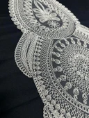 NİVEMESHOME EKRU İŞLEMELİ RUNNER thumbnail 2