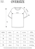 Unisex Basic Bisiklet Yaka Oversize T-Shirt - Gri thumbnail 2