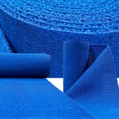 NİVEMESHOME MAVİ 100X100 KIVIRCIK PASPAS thumbnail 1