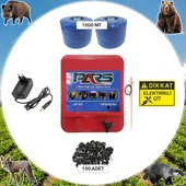 Pars Elektrikli Çit Yabani Hayvan Koruma Seti 1000 mt thumbnail 1