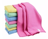 %100 MİCROFİBER BAKLAVA DESEN CAM BEZİ FISTIK YEŞİLİ 50X70 APM thumbnail 2