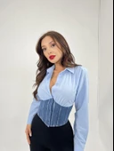 6963 GÖMLEK-MAVİ - 3