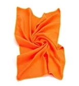 %100 MİCROFİBER BAKLAVA DESEN CAM BEZİ TURUNCU 50X70 APM - 1