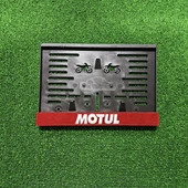 Motorsiklet Plakalık Motul Lazer Kesim 3D Kabartmalı Model Motor Plakalığı - 1