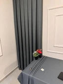 NİVEMESHOME KETEN TREND MASA ÖRTÜSÜ GRİ APM - 3