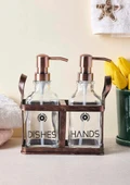 Rame Sıvı Sabunluk Seti - Retro Görünümlü - 2x500 ML - 1