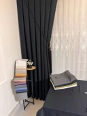 NİVEMESHOME KETEN TREND MASA ÖRTÜSÜ ANTRASİT APM thumbnail 4