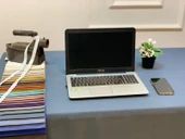 NİVEMESHOME KETEN TREND MASA ÖRTÜSÜ İNDİGO APM - 1