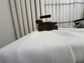 NİVEMESHOME KETEN TREND MASA ÖRTÜSÜ KREM APM - 5