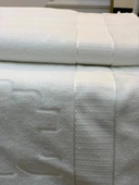 NİVEMESHOME BEYAZ 90X150 LOGOLU BANYO HAVLUSU - 5