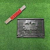 Motorsiklet Plakalık Wasted Lazer Kesim 3D Kabartmalı Model Motor Plakalığı - 3