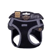 Doggie Havalı Dokuma Reflektörlü Küçük Irk Göğüs Tasması Siyah 30-34 cm (ARG-XS) - 1