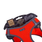 Doggie Havalı Dokuma Reflektörlü Küçük Irk Göğüs Tasması Orange 38-44 cm(ARG-M) thumbnail 2