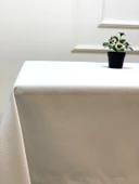 NİVEMESHOME BEYAZ 140X220  MASA ÖRTÜSÜ thumbnail 1