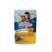 Miglior Gatto Pouch Tavuk ve Hindi Etli Yetişkin Kedi Yaş Maması 100gr - 1