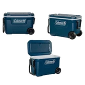 Soğutucu Buzluk - Coleman - Xtreme Wheeled 62 QT Tekerlekli - 58.6 lt - Lacivert thumbnail 5