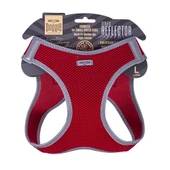 Doggie Havalı Dokuma Reflektörlü Küçük Irk Göğüs Tasması Red 42-48 cm(ARG-L) - 1