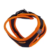 Doggie Havalı Dokuma Neon Küçük Irk Göğüs Tasması Turuncu 32-38 cm (ANG-S) thumbnail 4