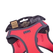 Doggie Havalı Dokuma Reflektörlü Küçük Irk Göğüs Tasması Pembe 32-38 cm (ARG-S) thumbnail 3