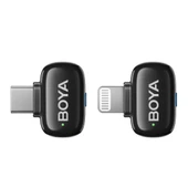 BOYA Mini Wireless Yaka Mikrofonu - Siyah - 4