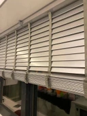 NİVEMESHOME BEYAZ AHŞAP JALUZİ 50 MM REDÜKTÖRLÜ+KURDELALI PERDE - 3