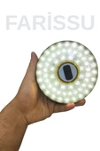 Güneş Enerjili Çok Fonksiyonlu Kamp Lambası ve 12 Metre RGB LED Işık Şeridi - USB Powerbank Özellikli - 5