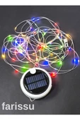 Güneş Enerjili Kamp Feneri ve 8 Metre 6 Modlu Renkli Peri LED Işık Seti | USB Şarjlı, Portatif ve Çok Fonksiyonlu - 2