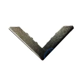 Kitap, Kapak, Menü, Albüm Köşesi, Büyük - 23x40mm, Nikel, 10 Adet - 1
