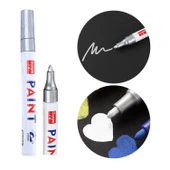 Epoksi Varak Kalem Paint Marker (1 Adet)  Gümüş thumbnail 4