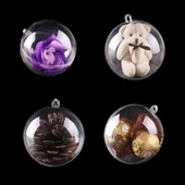 Şeffaf Mika Küre Top 6 CM (24  Adet ) thumbnail 2