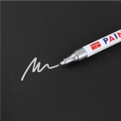 Epoksi Varak Kalem Paint Marker (1 Adet)  Gümüş thumbnail 2