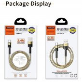Joyroom S-M363 1.2m 2.4A Type-C USB Hızlı Şarj ve Data Kablosu Gold - 2