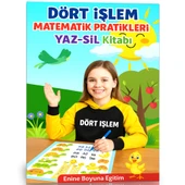 Dört İşlem Matematik Pratikleri YAZ-SİL Kitabı thumbnail 1