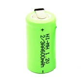 1.2 VOLT 600 MAH NI-MH 2/3AA ŞARJ EDİLEBİLİR PUNTALI LİTYUM PİL (5047) - 3