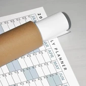 2026 Yıllık Planlayıcı Poster Takvim, Mavi Planlayıcı Takvim, Okul Takvimi, Duvar Takvimi - 7