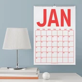 Renkli 2026 Duvar Takvimi, Aylık Planlama Duvar Takvimi, Duvar Planlayıcısı, Rengarenk - 1