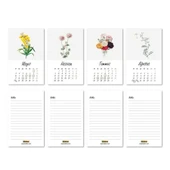 Vintage Çiçekli Haftalık Planlamalı 2026 Masa Takvimi thumbnail 3