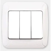 Günsan Fantasy Üçlü Anahtar Beyaz Renk thumbnail 1