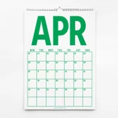 Renkli 2026 Duvar Takvimi, Aylık Planlama Duvar Takvimi, Duvar Planlayıcısı, Rengarenk - 4