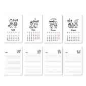 Haftalık Planlayıcı 2026 Masa Takvimi - Mevsim Çoçuklar - 4