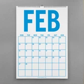 Renkli 2026 Duvar Takvimi, Aylık Planlama Duvar Takvimi, Duvar Planlayıcısı, Rengarenk - 2