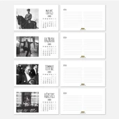 2026 Atatürk Takvimi - Atatürk Fotoğraflı 2026 Masa Takvimi - Kahverengi thumbnail 3