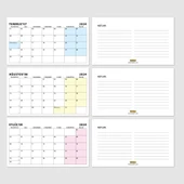 2026 Takvimi, Aylık Planlama, 2026 Masa Takvimi, 2026 Calendar, Monthly Planning, 2026 Desk Calendar thumbnail 6