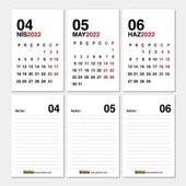 Haftalık Planlayıcı 2026 Masa Takvimi Siyah - 3