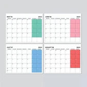 Aylık Planlamalı 2026 Masa Takvimi, 2026 Takvim, Kırmızı Üçgen Takvim thumbnail 4