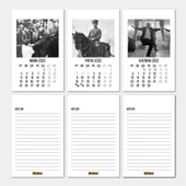 Atatürk Takvimi Haftalık Planlamalı 2026 Masa Takvimi Kırmızı thumbnail 3